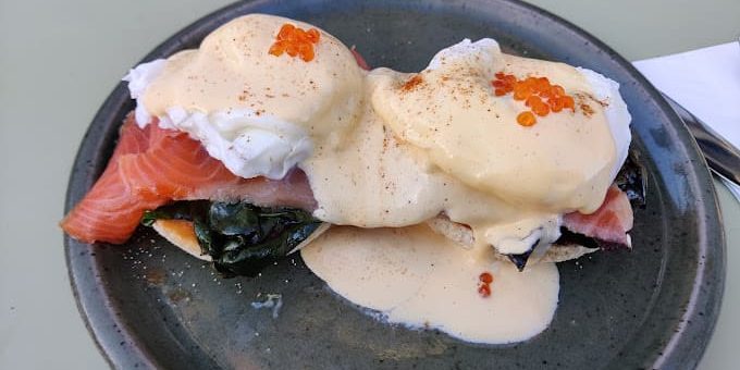 Bibi’s Cafe Portobello dublin poached eggs with salmon