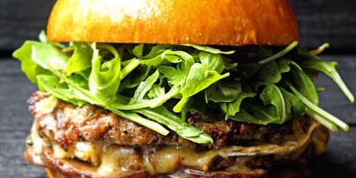 BuJo Sandymount burger restaurant dublin - double burger with rucola