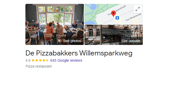 De Pizzabakkers Willemsparkweg Amsterdam Restaurant - Customers reviews and map location