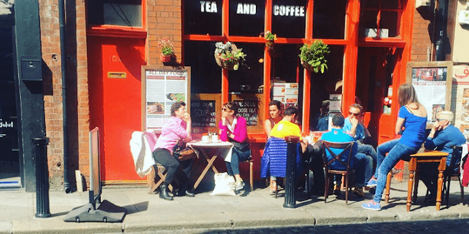 Joy of Chá dublin outside terrace