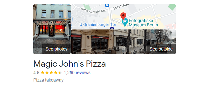 Magic john's pizza restaurant berlin - customer reviews and map location