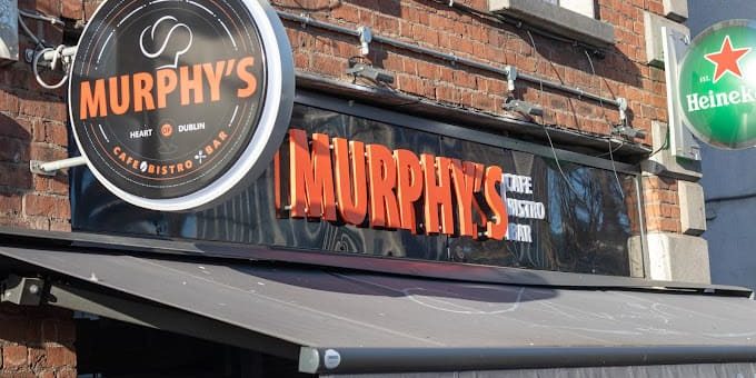 Murphy’s Bistro Cafe dublin outside logo