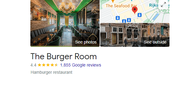 The burger room amsterdam restaurant - customer reviews and map location