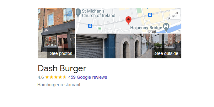 dash burger dublin customer reviews and map location