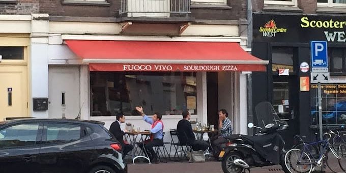 fuoco vivo amsterdam pizzeria - outside view