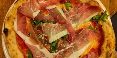 fuoco vivo amsterdam pizzeria - pizza with ham