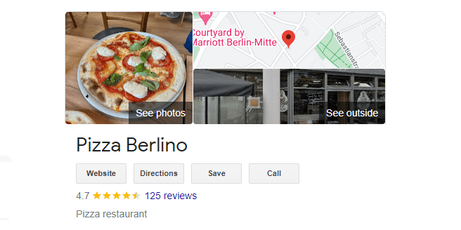 pizza berlino restaurant berlin - customer reviews and map location