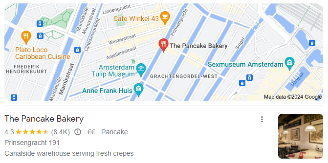 the pancake bakery amsterdam google reviews