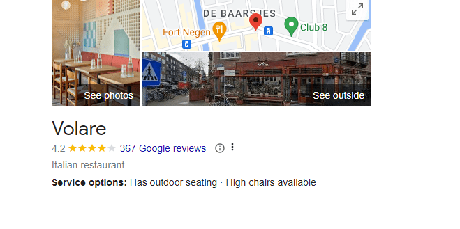 volare pizza place amsterdam - customer reviews and map location