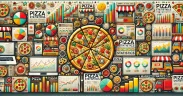 A dynamic and visually appealing header image for an article titled 'Pizza Statistics_ Trends, Insights, and Market Dynamics'. The image should featur