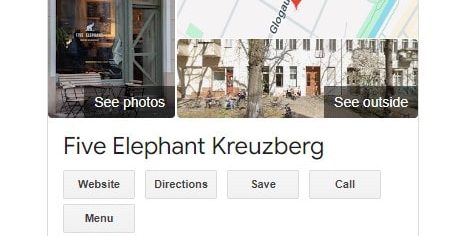 Five Elephant Berlin - Google Review