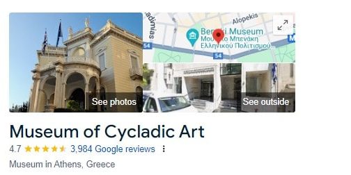 Museum of Cycladic Art Athina - Google Review