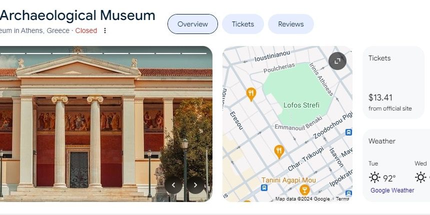 National Archaeological Museum Athina - Google Review