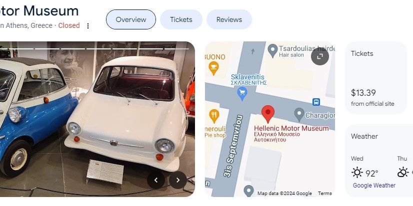 The Hellenic Motor Museum Athina - Google Review