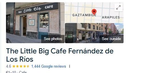 The Little Big Cafe Madrid - Google Review