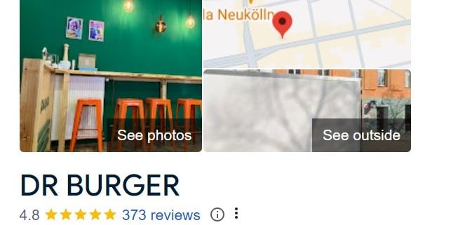 dr burger berlin - customer rating and reviews