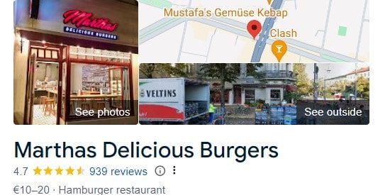 marthas delicious burgers berlin - customers reviews and rating